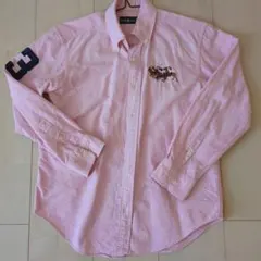 Ralph Lauren 長袖ボタンダウンシャツ 140 ピンク