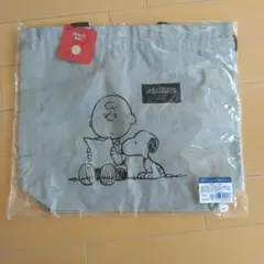 スヌーピー　巾着コットントート