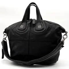 美品✨ジバンシー ナイチンゲール 2way ショルダーバッグ レザー 4Gロゴ