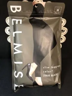 ベルミス　スリムレギンス　カラープラス M TRUE BLACK