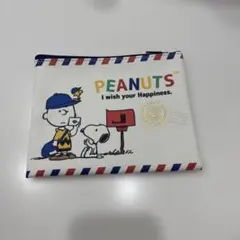 신품 미사용 郵便局限定 PEANUTS スヌーピー フラットポーチ