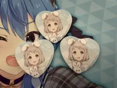 学マス GIGO 缶バッジ リーリヤ