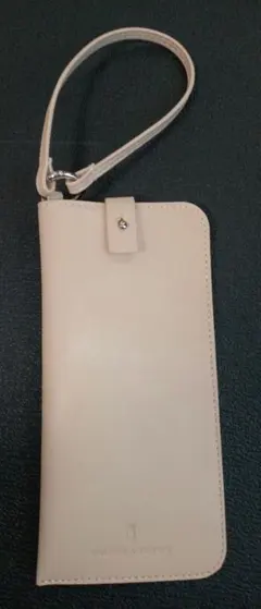 ホワイトレザー メガネケース　ユナイテッドアローズ　ZOFF