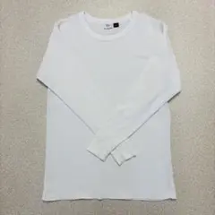 【SHIPS別注】JEMORGAN ワッフルロングスリーブ Tシャツ ロンT 白のサムネイル