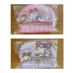 2段ポーチ　マイメロディ　クロミ　2点セット