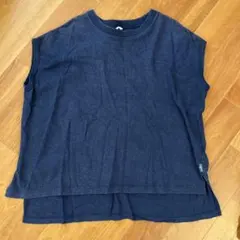 Gohemp ヘンプ混 半袖Tシャツ ネイビー