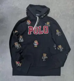 Polo Ralph Lauren ポロベアー プリント フードパーカー 希少
