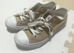 【最終値下げ】CONVERSE ベージュ ローカット スニーカー 23.5cm