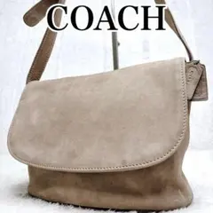 COACH suede bucket shoulder bag Y2K Rare - メルカリ