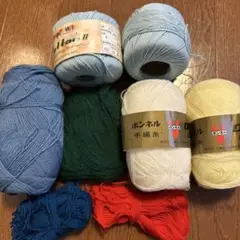 毛糸 7色セット いろいろ　多色　まとめ売り