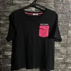 ロデオクラウンズ　LSDCナイロンポケットVネックビッグTシャツ