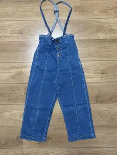 グローバルワーク　global work 130センチ　ジーンズ　サロペット