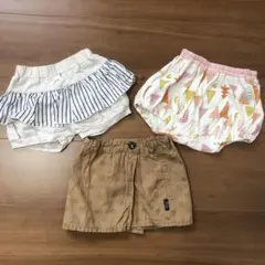 かぼちゃパンツ　ショートパンツ　半ズボン　80のサムネイル
