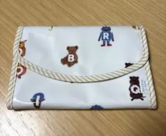 【ジェラートピケ】母子手帳ケース 動物とアルファベットデザイン