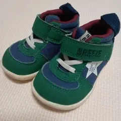 BREEZE✕IFME13.0㌢グリーンブルースニーカー