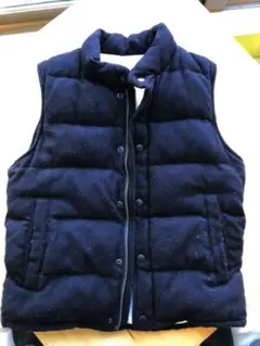 無印良品　ネイビー　ダウンベスト【S】