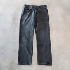 Lee リー 200 W34 ブラックデニム 黒 古着 ボトム 18972