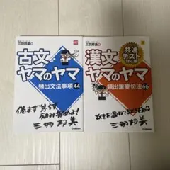 古文・漢文 ヤマのヤマ 参考書 2冊セット