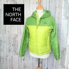 ノースフェイス　ライトダウンジャケット　レディースM イエロー&グリーン　秋冬春