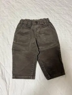 アプレレ　コーデュロイブラウンパンツ　80