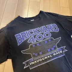 古着 90s LOGO7 brickyard400 ロゴプリント Tシャツ