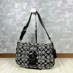 Vintage Coach Soho Gray Signature Bag