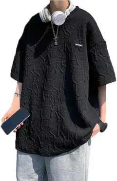 夏服 メンズ tシャツ メンズ 半袖 五分袖 大きいサイズ