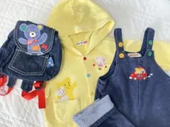 ミキハウス　ベビー　サロペット　上着　リュック　セット販売　70 80