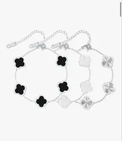 ブレスレット　クローバー