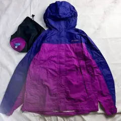 コロンビア オムニテック マウンテンパーカー XL 紫 パッカブル 防水透湿