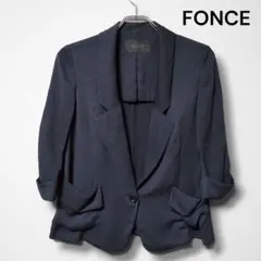 【FONCEフォンセ】レディース テーラードジャケット ネイビー M相当のサムネイル