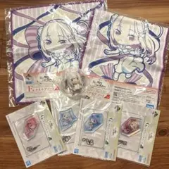【最終値下げ】一番くじ　リゼロ　タオル　アクリッツチャーム