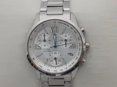超美品【多機能・稼働品】CITIZEN シチズン クロノグラフ シルバー