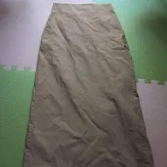 ベージュナロー ロングタイトスカート
