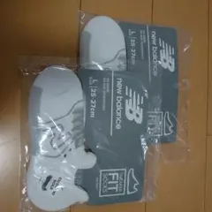 New Balance スニーカー柄パイルソックス L（25〜27㎝）２足