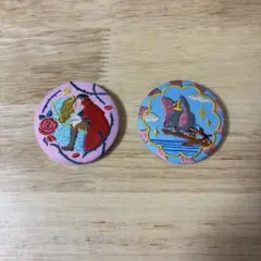 ディズニー刺繍缶バッジセット