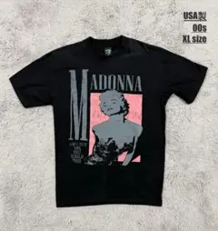 マドンナ Tシャツ ブラック S ラインストーン お兄系 y2k swag - メルカリ