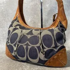 COACH Signature Denim HoboBag 0882-12748 - メルカリ