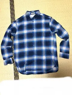 H&M L.O.G.G. 青と白のオンブレシャツMサイズ