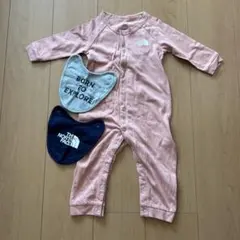 値下げ中！The North Face ロンパース 80cm ビブ2枚セット