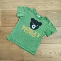 DOUBLE.B グリーン Tシャツ 100