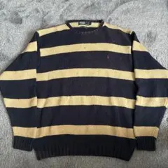 【珍品】90s 00s Polo by Ralph Lauren ボーダーニット