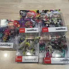 amiiboまとめ売り】アミーボ マリオ フォックス アオリ オクトリング