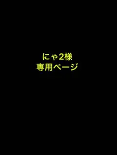 にゃ2様 専用ページ