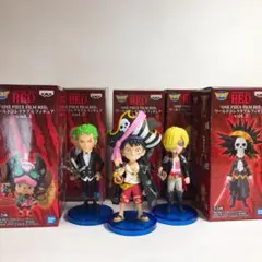 ワンピース FILM RED ワールドコレクタブルフィギュア vol.1-3 - メルカリ