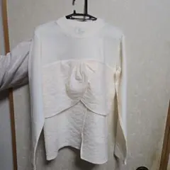 ホワイト 長袖シャツ Fサイズのサムネイル
