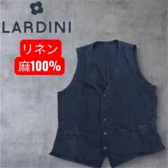 本日発送　人気　LARDINI ネイビー サイズ46 麻 リネン　ラルディーニのサムネイル