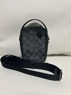 極美品 COACH コーチ ショルダーバッグ ウォーターボトルケース PVC 