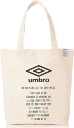 umbro トートバッグ キャンバス地 ロゴ入りのサムネイル