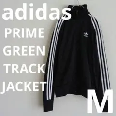 ♦美品♦アディダス　トラックジャケット　ジャージ　黒白　M　襟付き　ファスナー